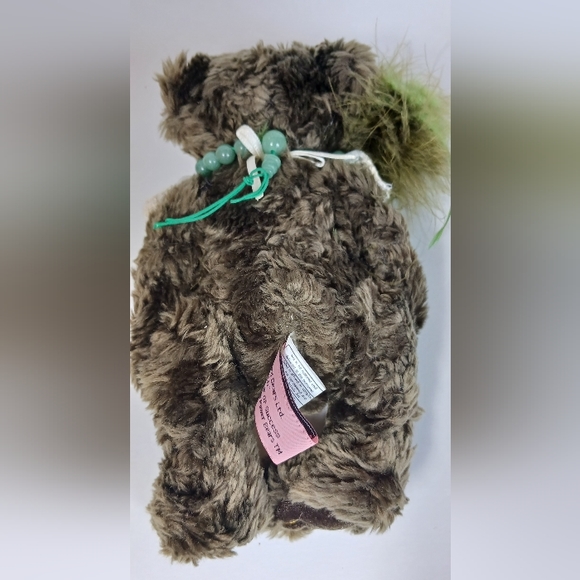 LIZBETH POWER BEAR OF SUCCESS PICKFORD BEARS BRASS BUTTON 9" - Picture 7 of 8